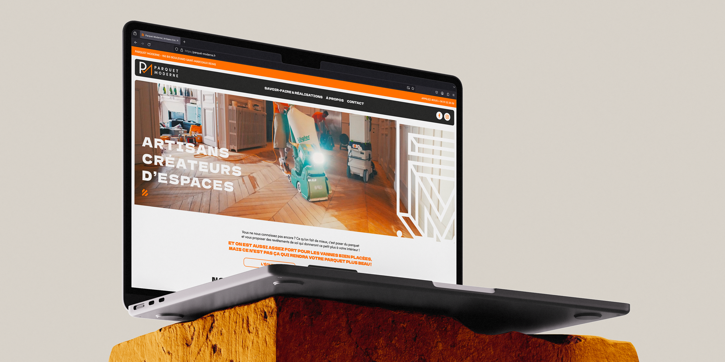 Site web Parquet Moderne